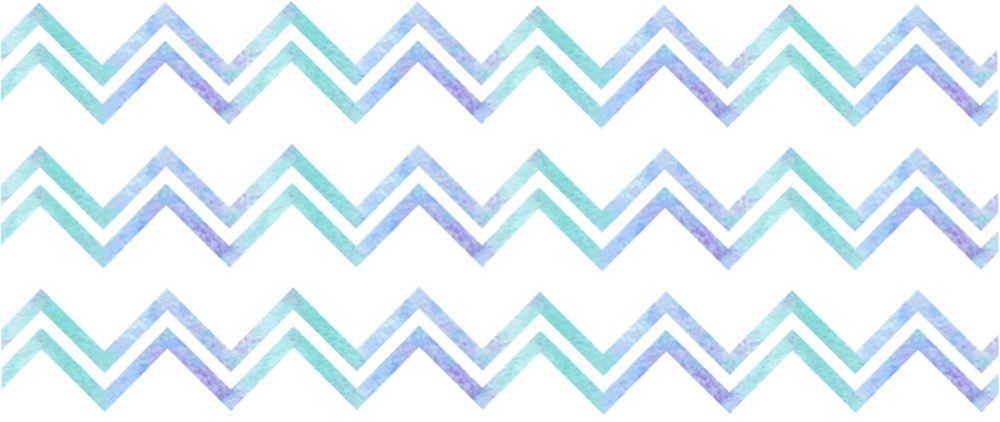 Shades of blue stone zig zag stone floor tiles - TenStickers