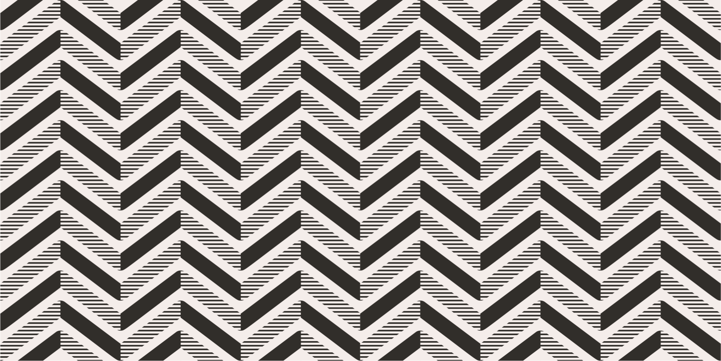 Chevron Intrigue geometric vinyl rug - TenStickers