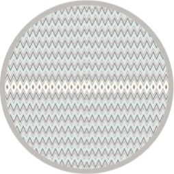 Chevron Pattern Detail striped vinyl rug - TenStickers