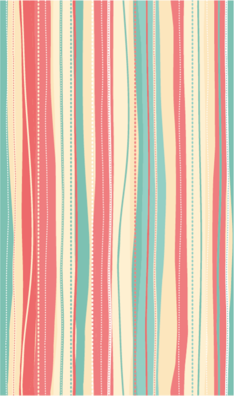 Striped Colorway striped vinyl rug - TenStickers