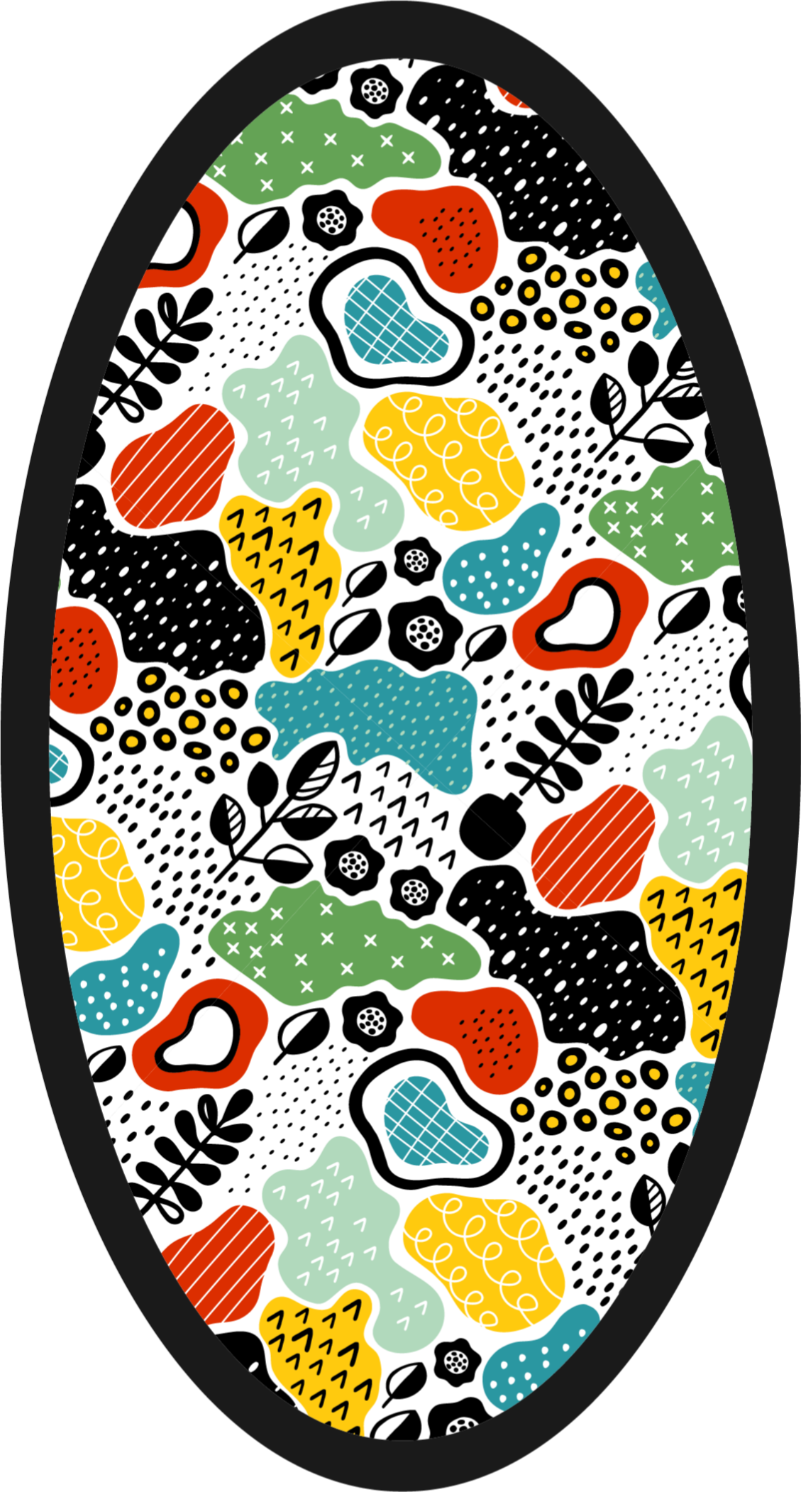 Colorful Nature Pattern nature vinyl rug - TenStickers