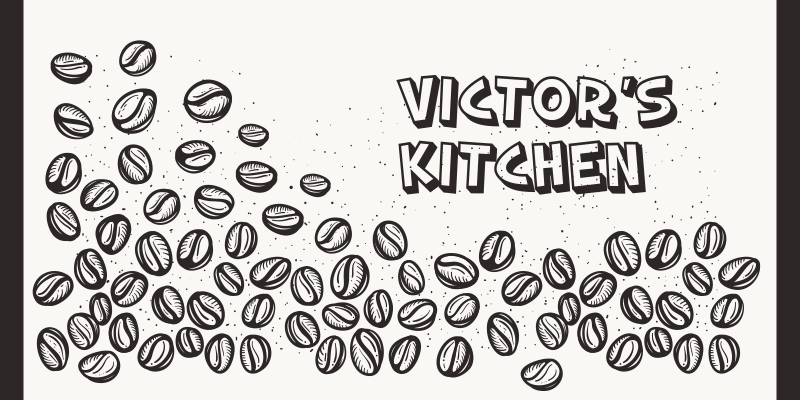 Personalized Coffee Beans custom vinyl rug - TenStickers