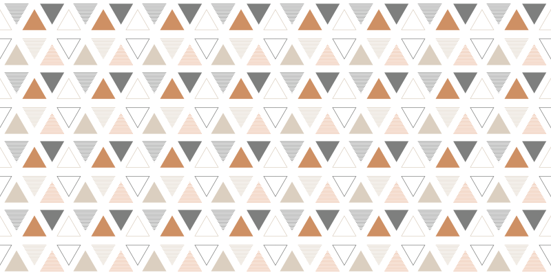 Triangular Pattern Design geometric vinyl rug - TenStickers