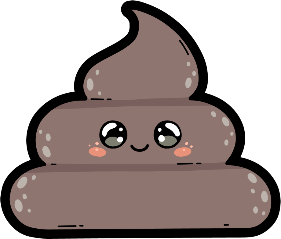 Anime poo emoji teen vinyl rug - TenStickers