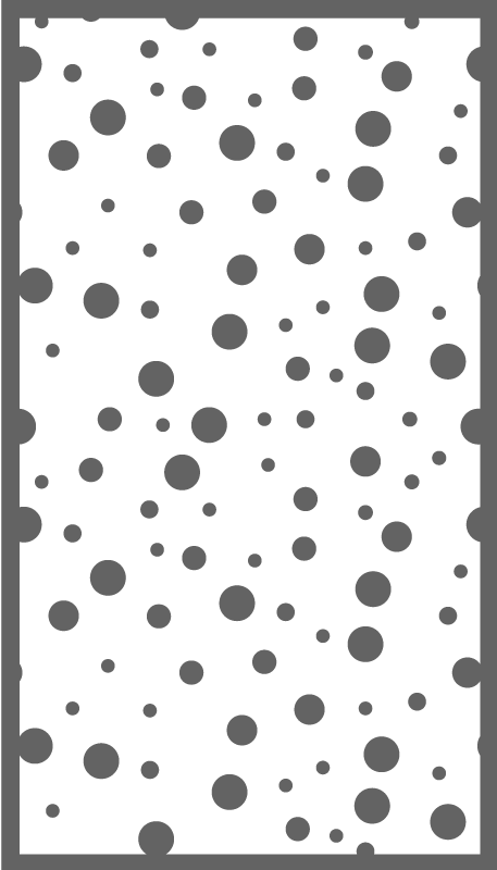 Grey and White Polka dots geometric rugs - TenStickers