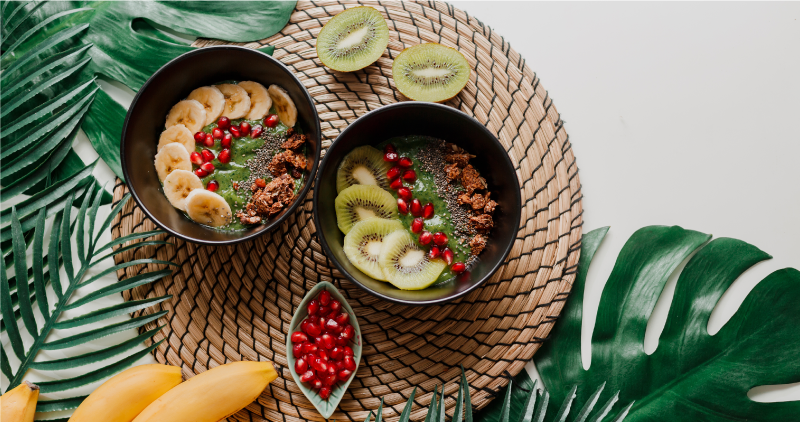 Healthy Fruit Bowl kitchen vinyl rug - TenStickers