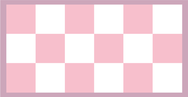 Checked Pink Pattern kids vinyl rug - TenStickers