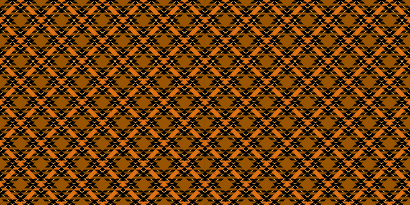 Autumn Plaid Pattern textured vinyl rug - TenStickers