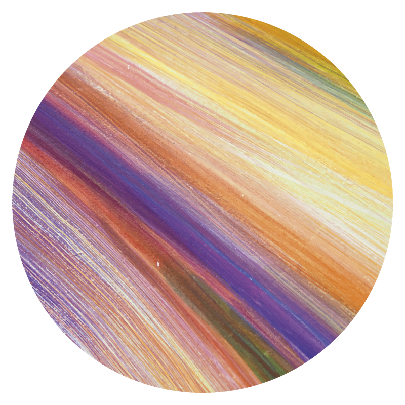 Colorful brush strokes textured vinyl rug - TenStickers