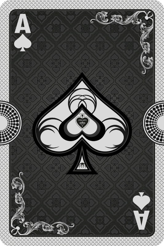 Playing Card Ace game vinyl rug - TenStickers