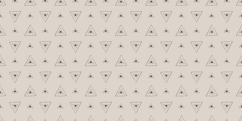Stylish Triangle Pattern nursery vinyl rug - TenStickers