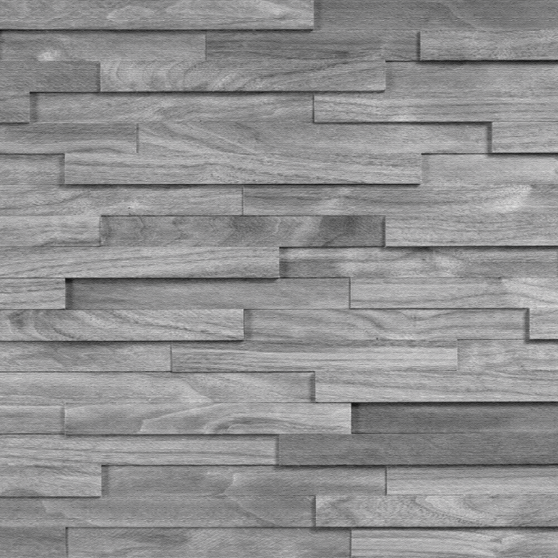 Grey panels wood effect vinyl rug - TenStickers