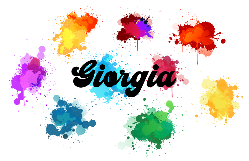 Circular design with splashes teen vinyl rug - TenStickers