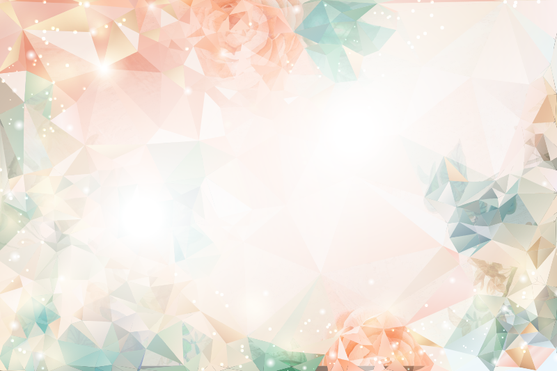 Geometric delicate shapes bedroom vinyl rug - TenStickers