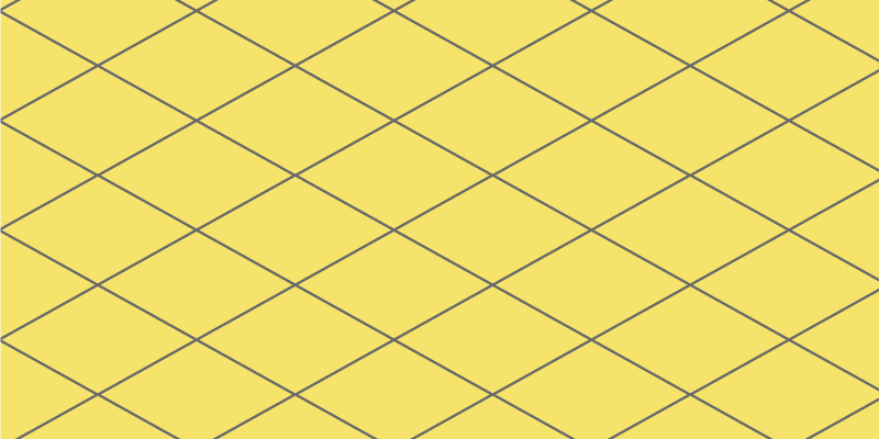 Yellow diamonds living room vinyl rug - TenStickers