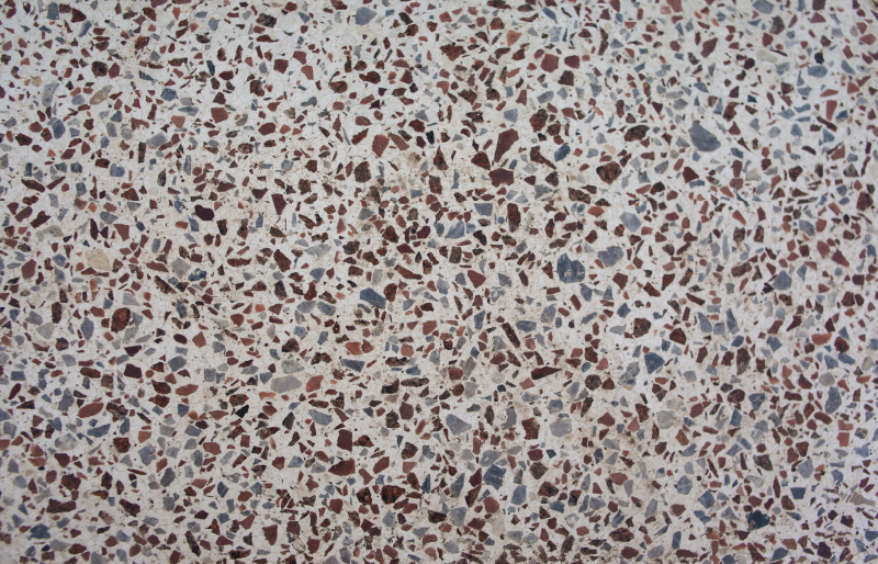 Terrazzo gray colour texture vinyl carpet - TenStickers