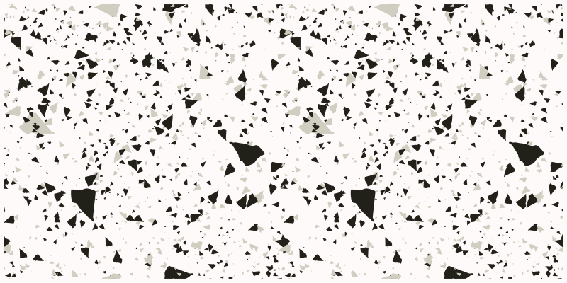 Terrazzo fragmentation marble vinyl rug - TenStickers