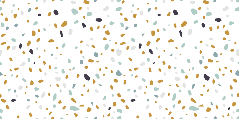 Nordic style terrazzo texture carpet - TenStickers