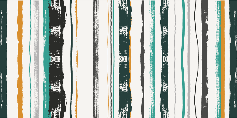 Sober pinting stripes nordic vinyl rug - TenStickers