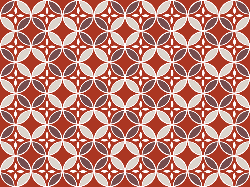 Artistic Pattern Mix mosaic vinyl rug - TenStickers