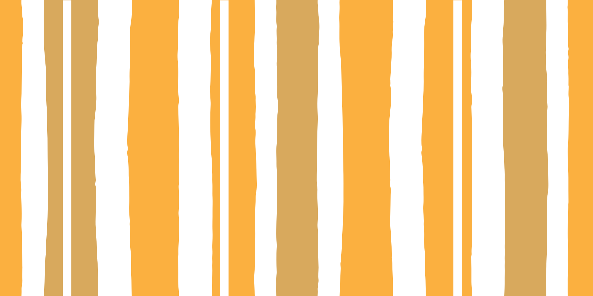 Orange and white stripes vinyl carpet - TenStickers