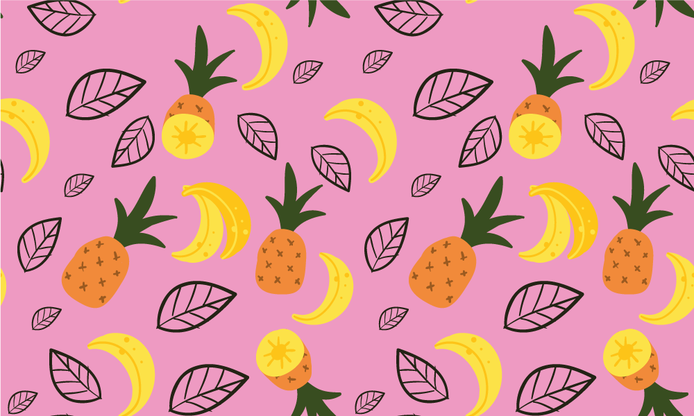 Exotic fruit delight kitchen vinyl rug - TenStickers