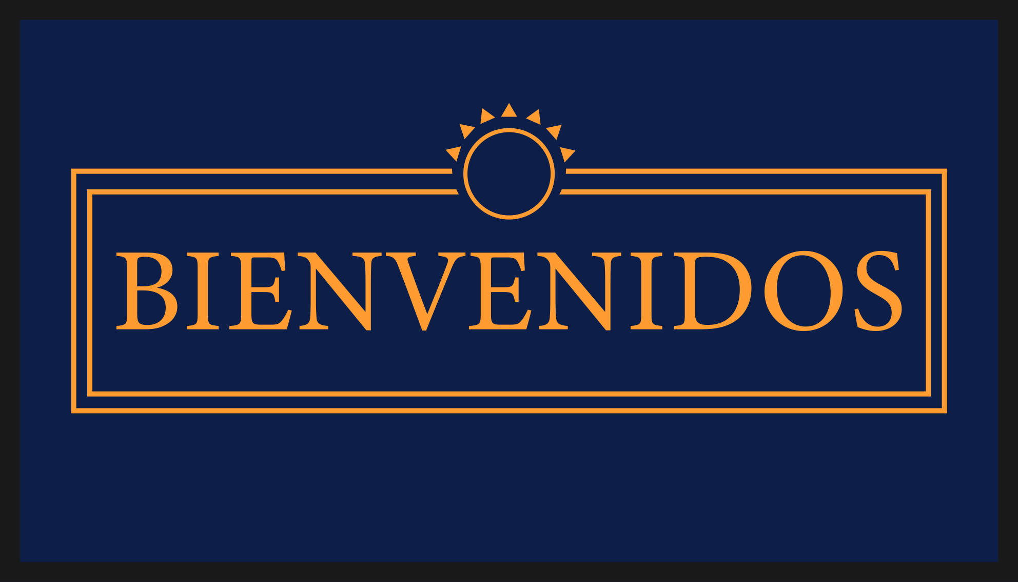 GREETING MESSAGE modern vinyl rug - TenStickers