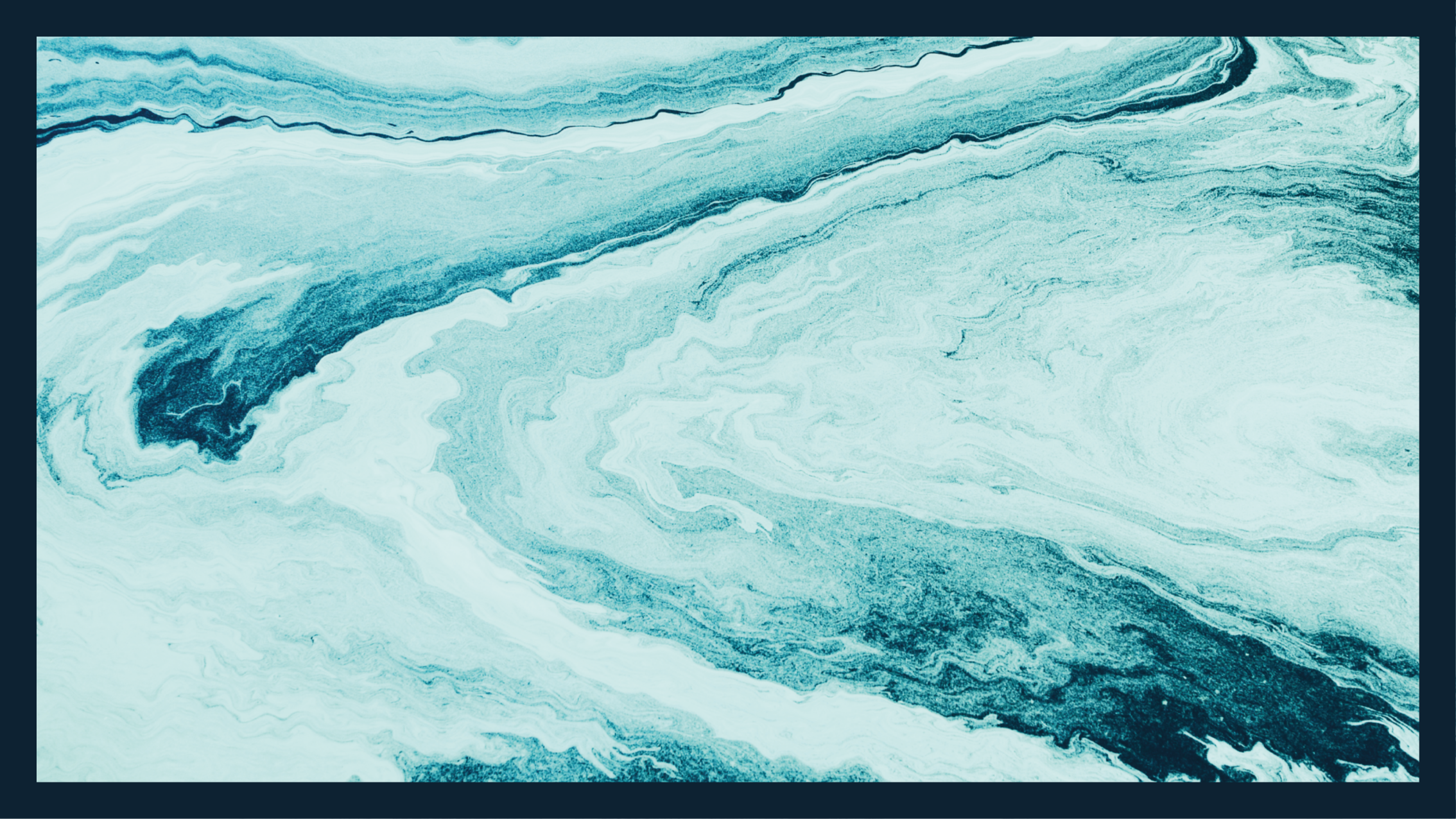 Swirling Aqua Pattern living room vinyl rug - TenStickers