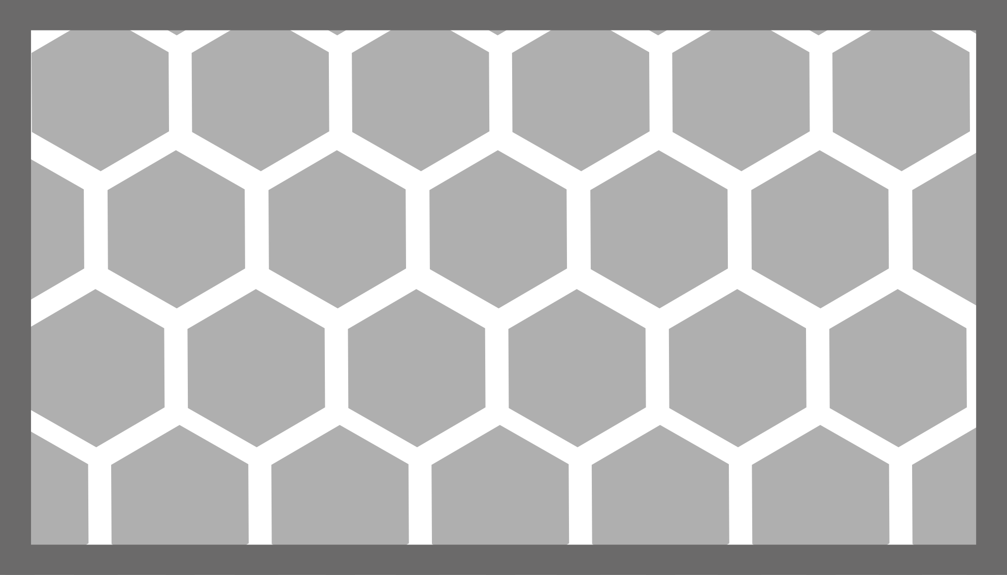 White geometric pentagons  geometric rugs - TenStickers