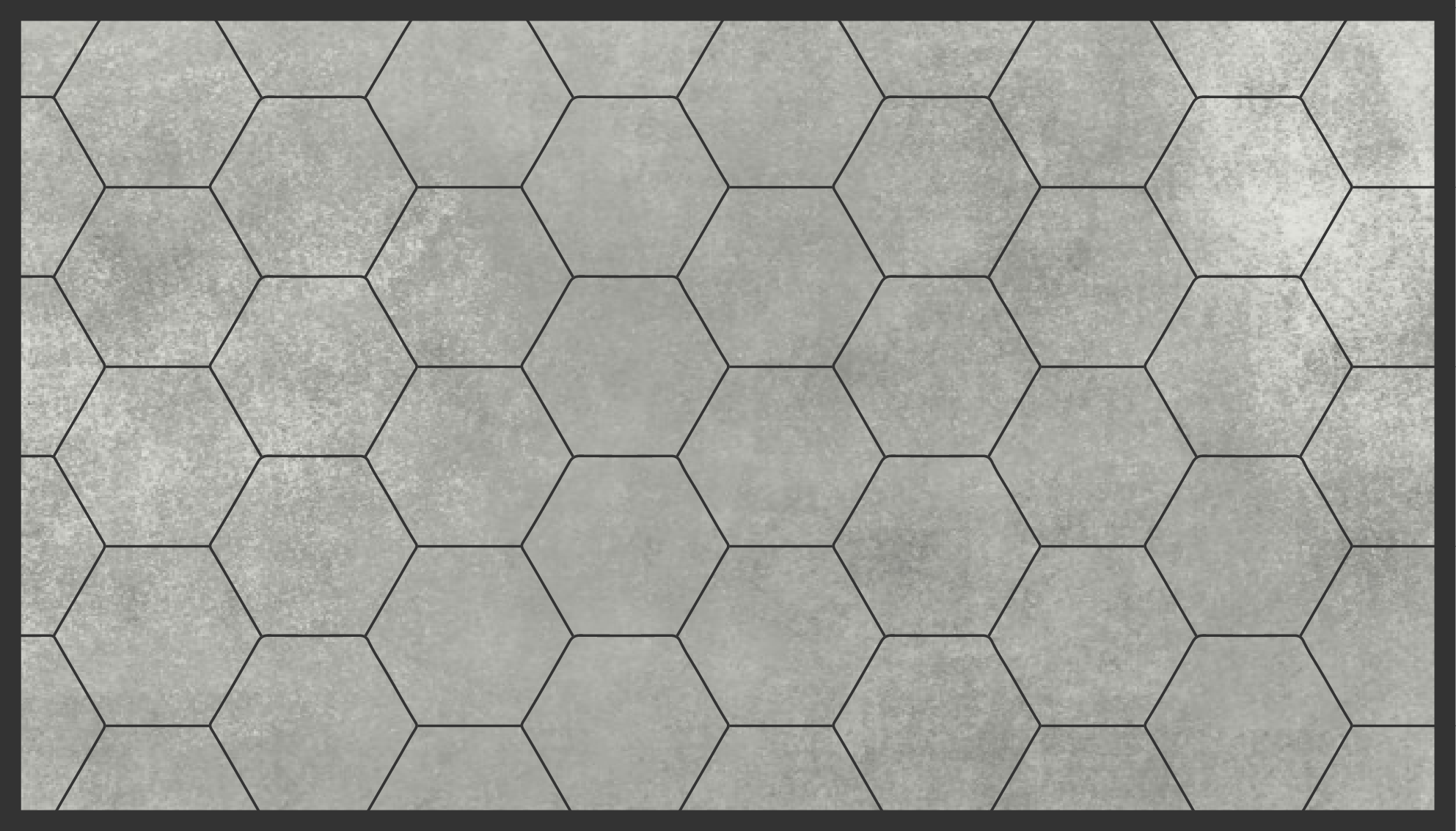 Grey stone texture hexagons  tile carpet - TenStickers