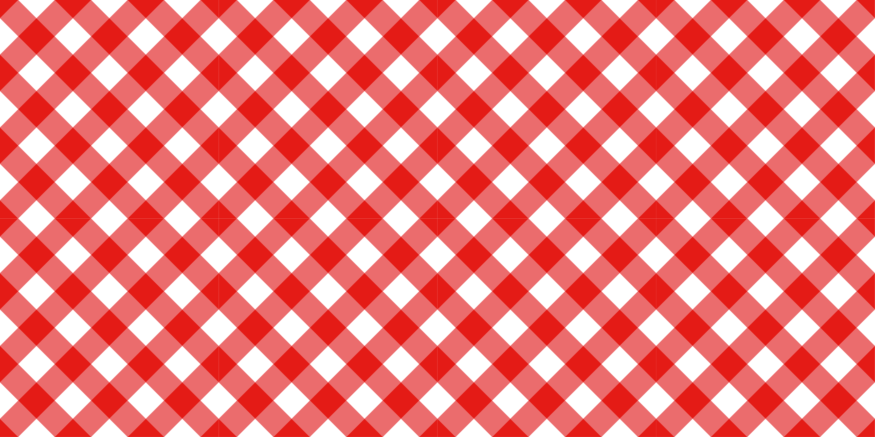 Red Checkered Pattern striped vinyl rug - TenStickers