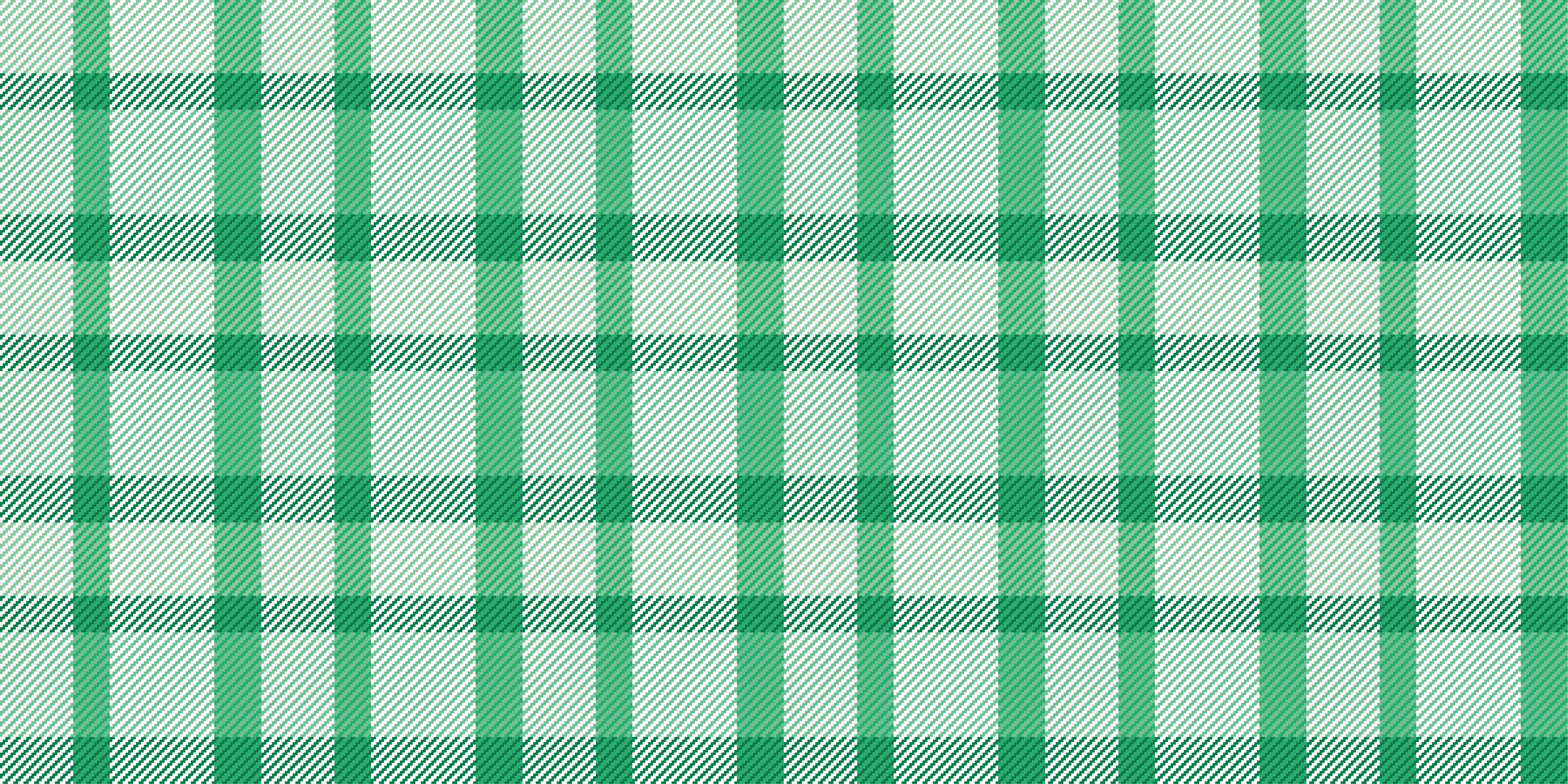 Green Checked Style striped vinyl rug - TenStickers