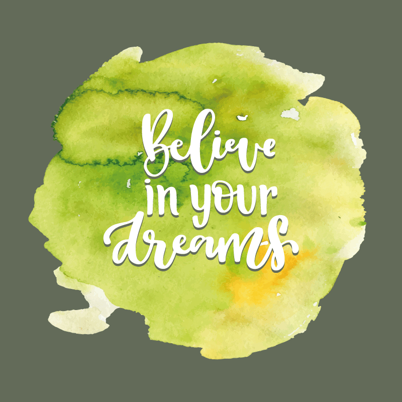 Trust in Aspirations custom rug - TenStickers