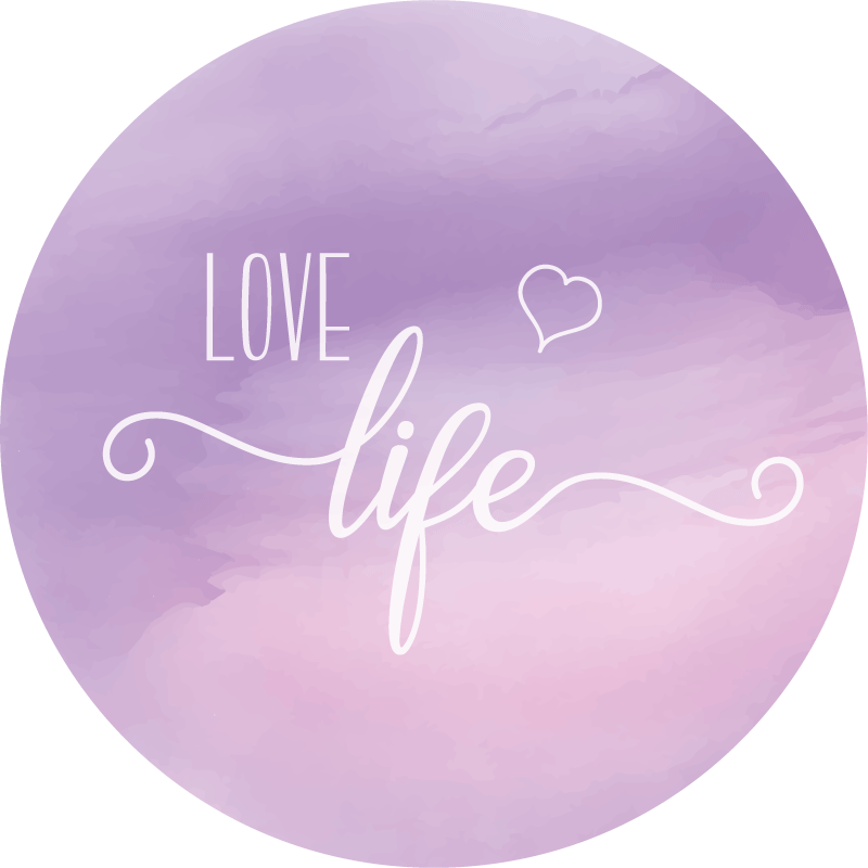 Custom rug embracing life's value - TenStickers