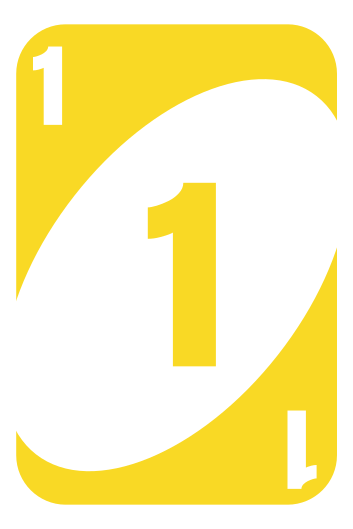 Yellow Number One game vinyl rug - TenStickers