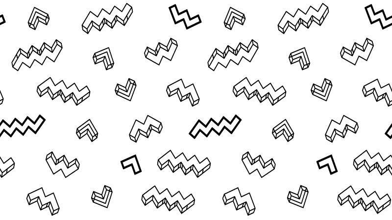 Bold Angular Patterns kids vinyl rug - TenStickers