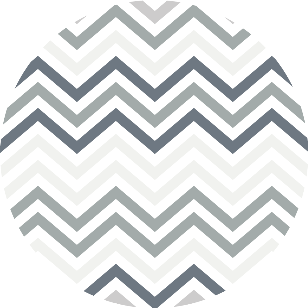 Striped vinyl rug with chevron pattern design - TenStickers