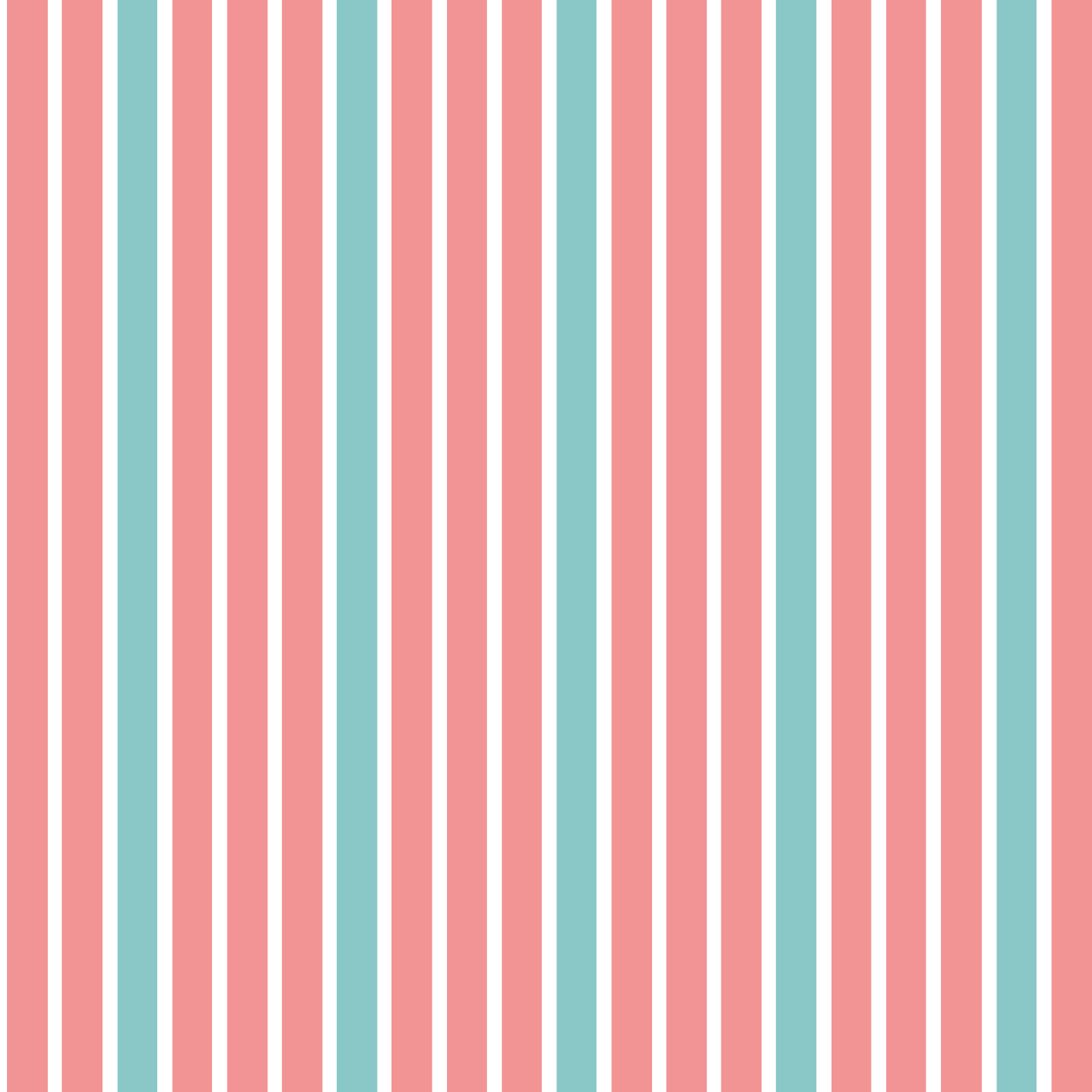Bright striped print striped vinyl rug - TenStickers