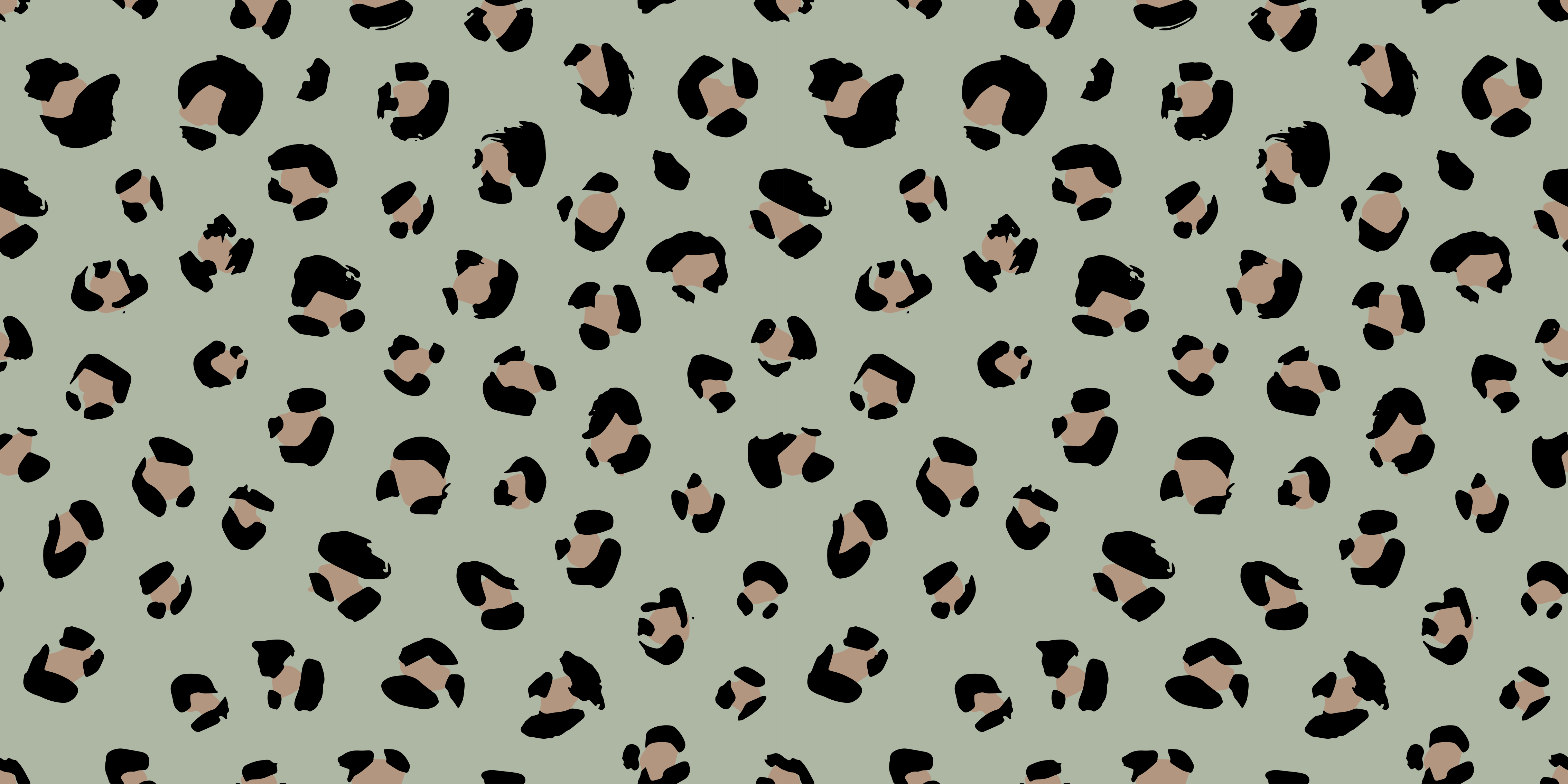 Animal print vinyl rug in leopard pattern design - TenStickers
