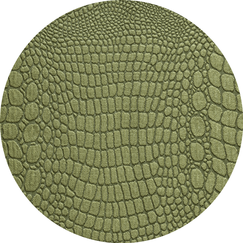 Animal print vinyl rug in natural crocodile texture - TenStickers