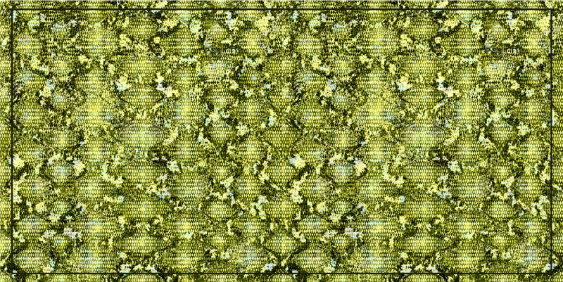 Green reptile skin animal print vinyl rug - TenStickers