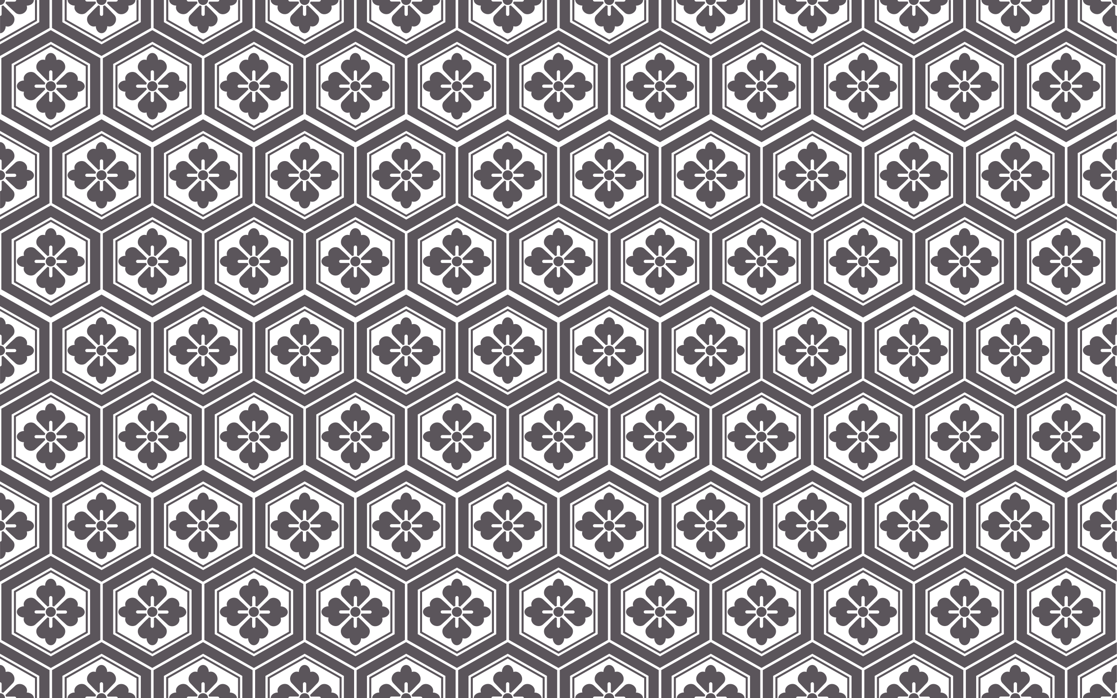 Stylish Hexagonal Pattern marble vinyl rug - TenStickers