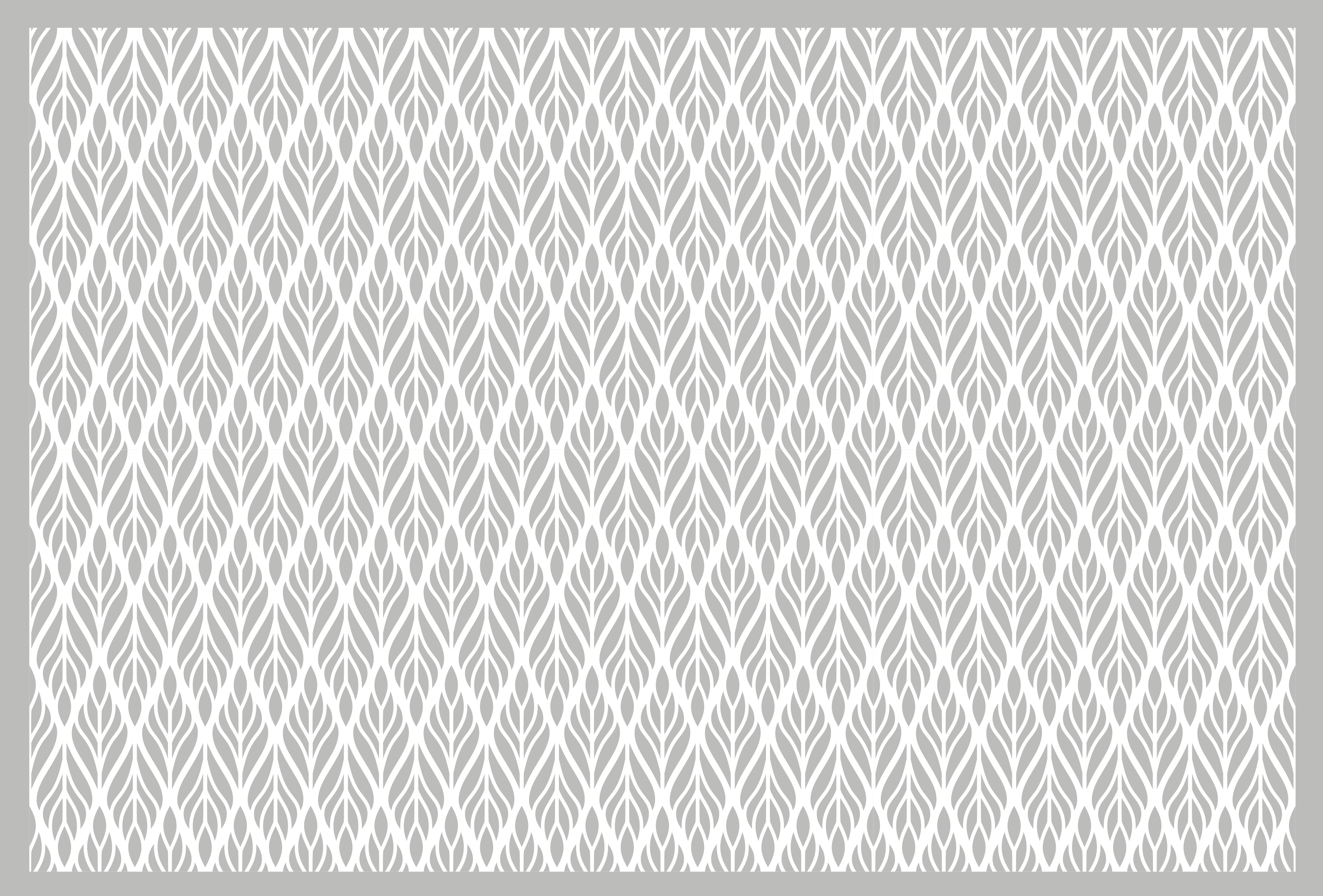 Ethnic floral grey pattern vintage rug - TenStickers