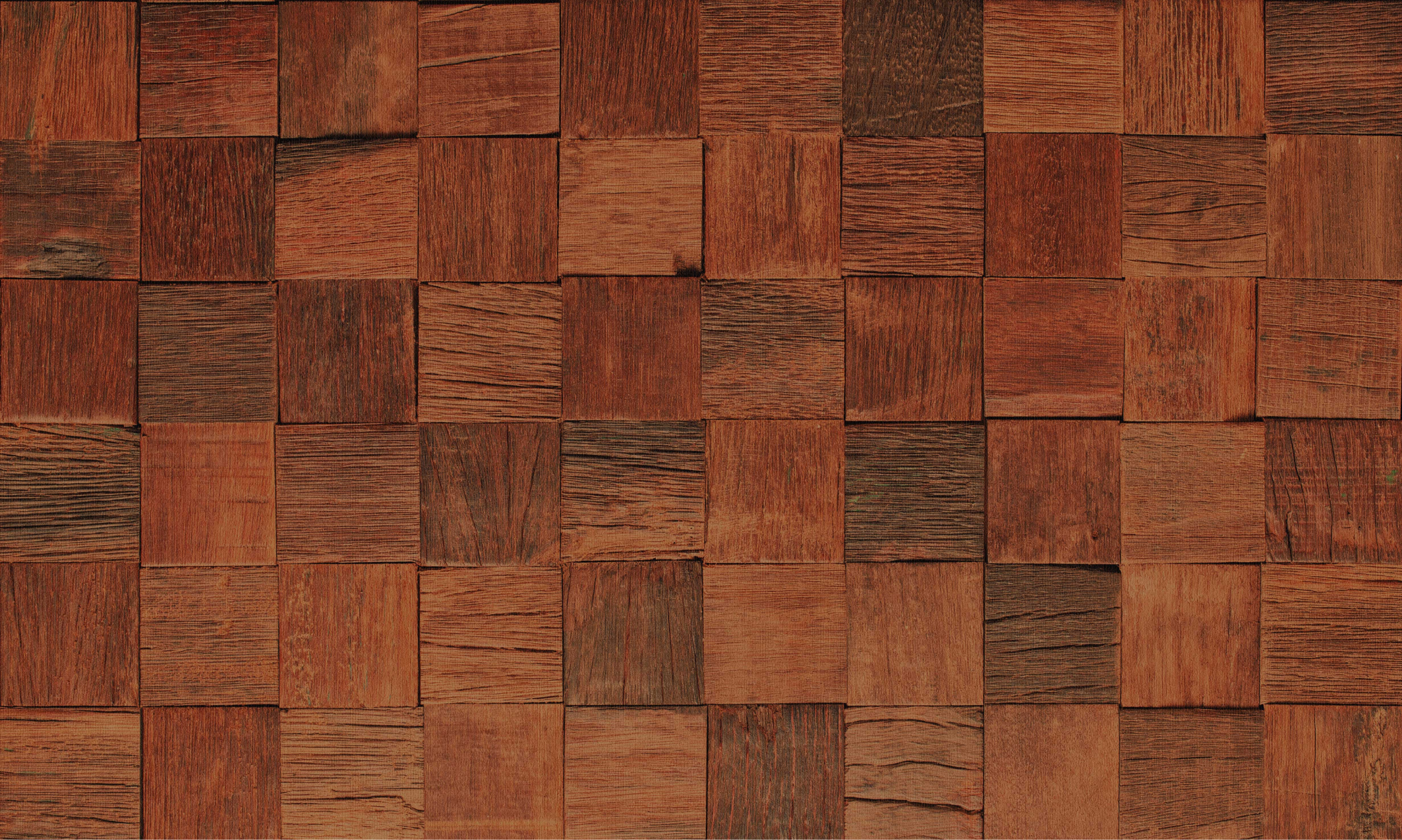Warm Brown Texture wood effect vinyl rug - TenStickers