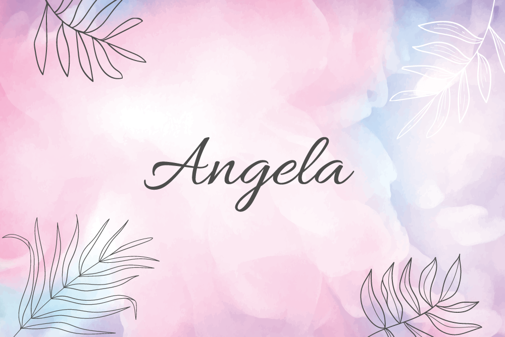 Floral custom name bedroom vinyl rug - TenStickers