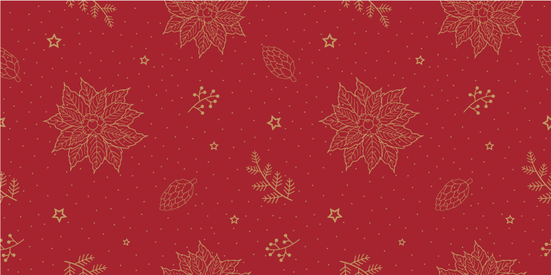 Festive Floral Motifs mandala vinyl rug - TenStickers