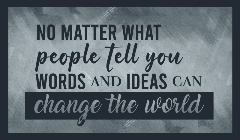 Dead Poets Society Quote custom rug - TenStickers