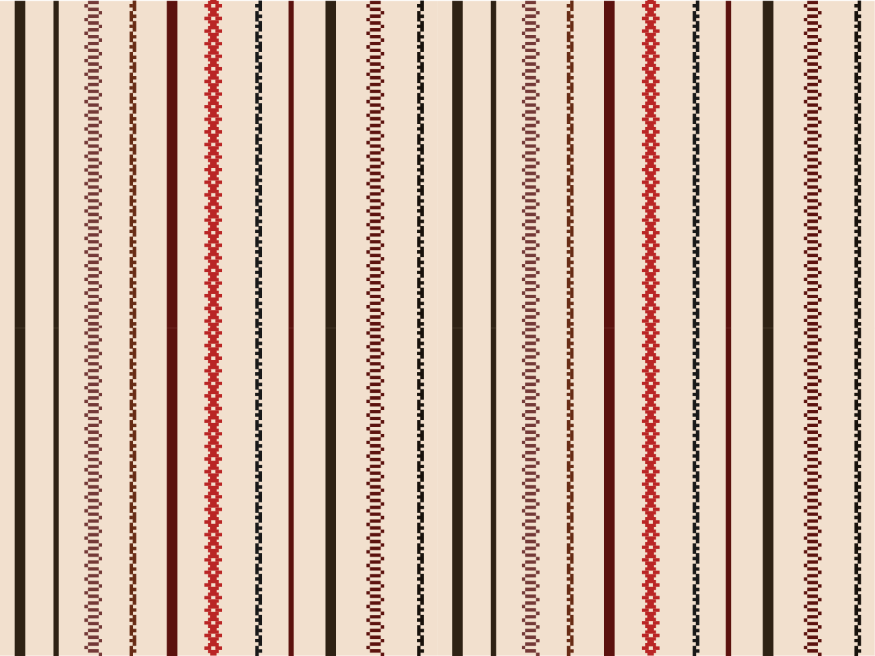 English layered look stripes carpet - TenStickers