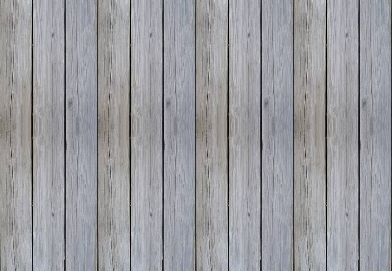 Weathered greyn planks wood effect vinyl rug - TenStickers