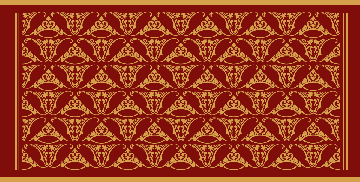 Mandala-Inspired Elegance vintage vinyl rug - TenStickers